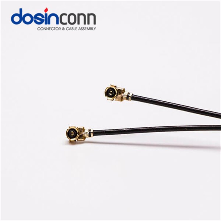 Right Angle RF Coaxial Cable IPEX Mhf1 Mhf4 IPEX/Ufl U.fl IPX U.fl Female to SMA Female Jack Extension Cable 1.13 1.13mm Pigtail